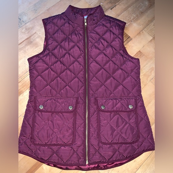 Catherine Malandrino vests, size Small, Burgundy, black & white, NWOT - Picture 5 of 11